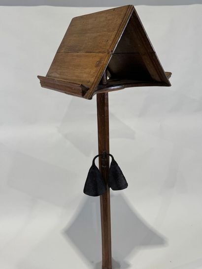 Moulded oak double lectern with pivoting...