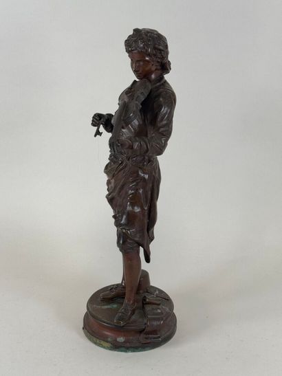 Charles ANFRIE (1833-1905).
Lulli.
Sculpture...