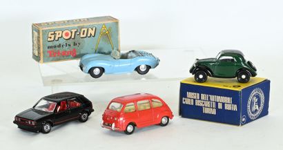 4 vehicles in 1/43 scale, near-new condition:
-...