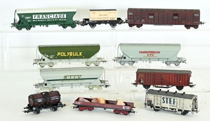 RMA, JOUEF and miscellaneous, Ho, 10 freight...