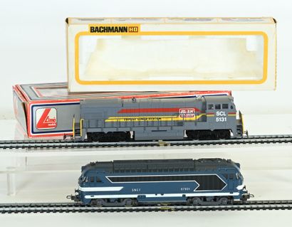 LIMA, BACHMANN, Ho, two locomotives, validated...