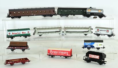 LILIPUT, Haris, JOUEF, HORNBY, Ho, 11 freight...