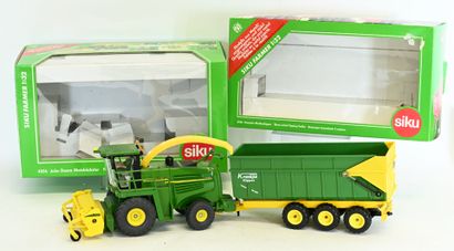 SIKU, 1/32, 2 metal and plastic farm implements,...