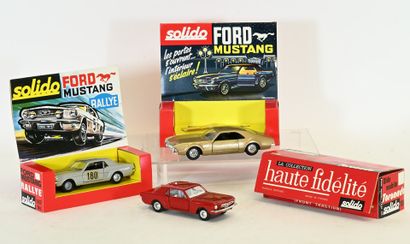 SOLIDO, 3 American cars in 1/43 scale from...