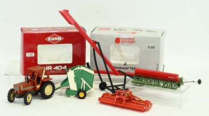 BRITAINS, REPLICAGRI, 4 metal and plastic...