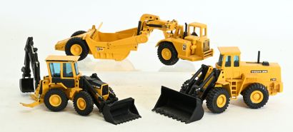 JOAL, 3 public works machines in 1/50th scale,...