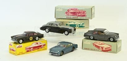 SOLIDO 4 cars in 1/43 scale, near new condition...
