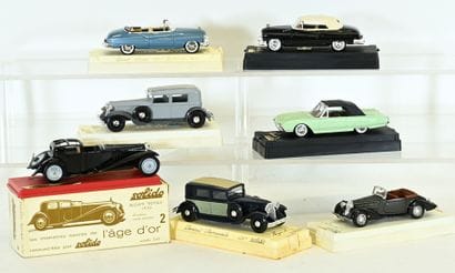 SOLIDO Age d'Or, 7 cars in near-new condition...