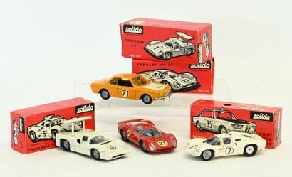SOLIDO 4 cars in 1/43 scale, near new condition...