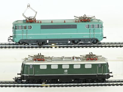 MÄRKLIN Ho, two electric locomotives, validated...