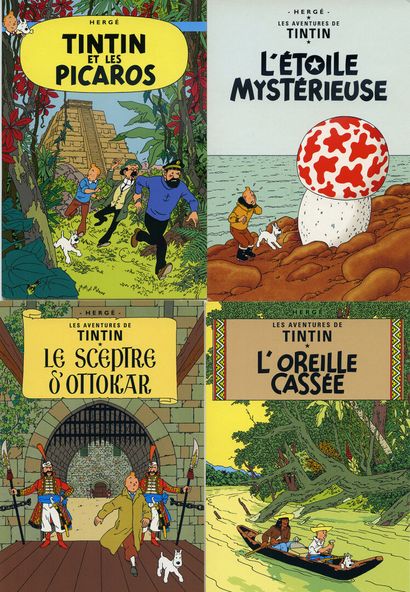 Cartes et enveloppes Tintin Sous licence...