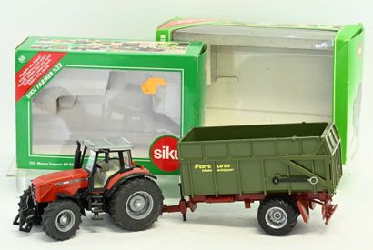 SIKU, 1/32nd, 2 metal and plastic farm implements,...
