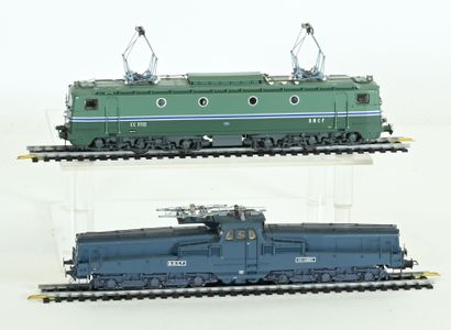 RIVAROSSI, JOUEF, Ho, two SNCF electric locomotives,...