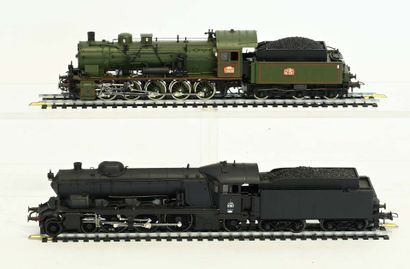 ROCO, Ho, deux locomotives à vapeur avec...