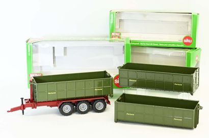 SIKU, 1/32 scale. Set of 3 metal and plastic...