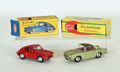 CIJ, 2 vehicles in 1/43 scale, near new condition...