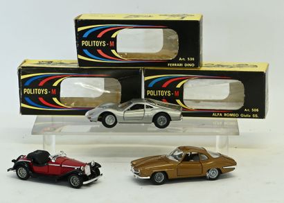 POLITOYS M series, 3 vehicles in 1/43rd near...