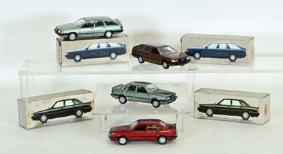 Shabakk model 4 Audi cars in 1/43 scale,...