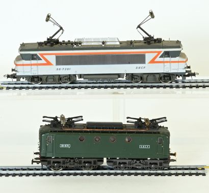 RIVAROSSI, ROCO, Ho, 2 electric locomotives,...