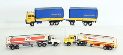 MATCHBOX, MAJORETTE, 3 trucks for dusting:
...