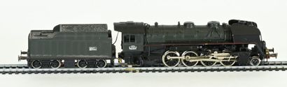 Gérad TAB locomotive à vapeur noire 2-8-2,...
