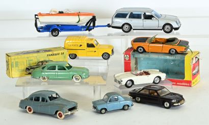 MAJORETTE, SOLIDO, NOREV, CIJ, 8 1/43 vehicles...