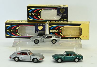 POLITOYS M series, 3 vehicles in 1:43 near-new...