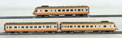LIMA, Ho, autorail SNCF, gris et orange,...