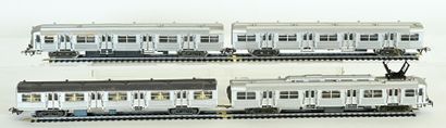 JOUEF, Ho, Budd trainset, to be dusted, consisting...