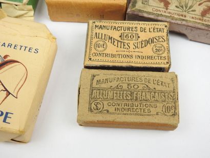 France, 1st and 2nd World War.
Packs of cigarettes...