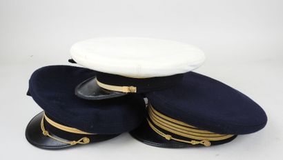 FRANCE, 20th century.
Three Air Force caps...