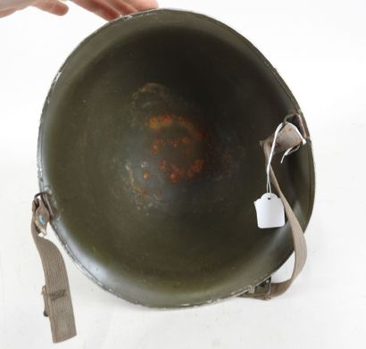 FRANCE, 20th century.
TTA 51 heavy helmet.
(wear...