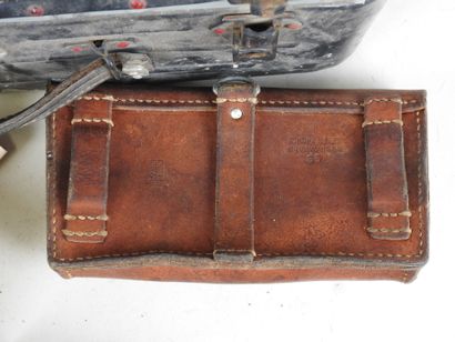 French sailor's metal suitcase containing...
