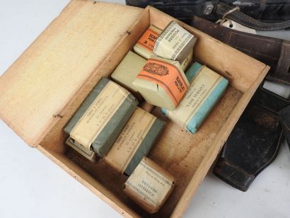 French sailor's metal suitcase containing...