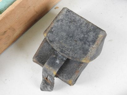 French sailor's metal suitcase containing...
