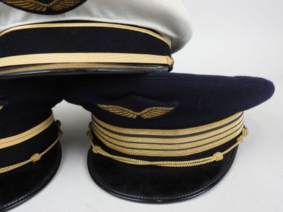 FRANCE, 20th century.
Three Air Force caps...