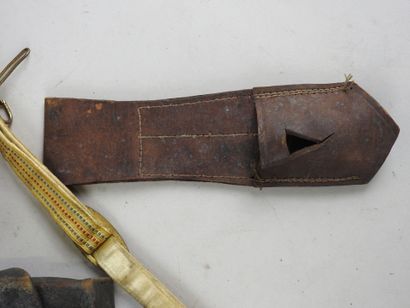 French sailor's metal suitcase containing...