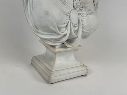 Paul DUBOY (1830-1887)
Bust of a young woman...