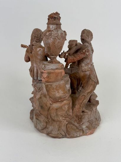 School, 20th century.
The musicians.
Terracotta...