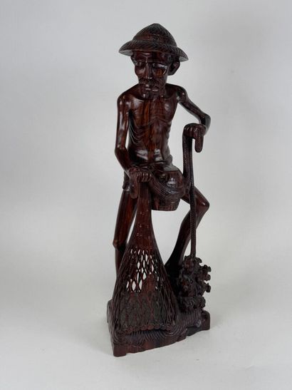ASIA, 20th century.
The fisherman.
Large...