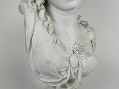 Paul DUBOY (1830-1887)
Bust of a young woman...