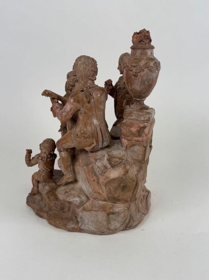 School, 20th century.
The musicians.
Terracotta...
