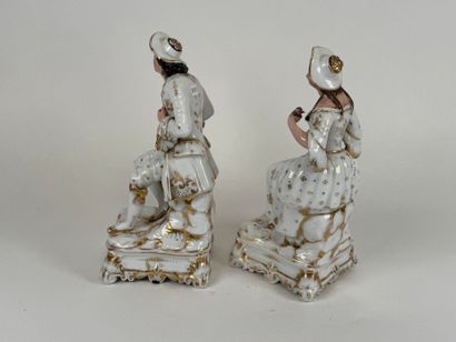 Paris porcelain, 19th century.
Two large...