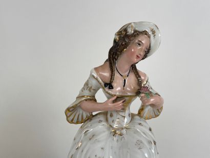 Paris porcelain, 19th century.
Two large...