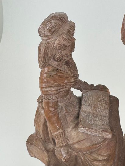 School, 20th century.
The musicians.
Terracotta...