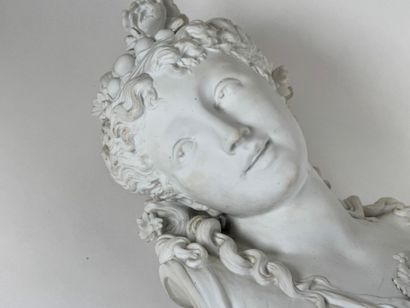 Paul DUBOY (1830-1887)
Bust of a young woman...
