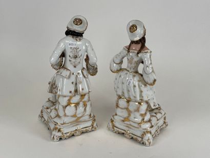 Paris porcelain, 19th century.
Two large...
