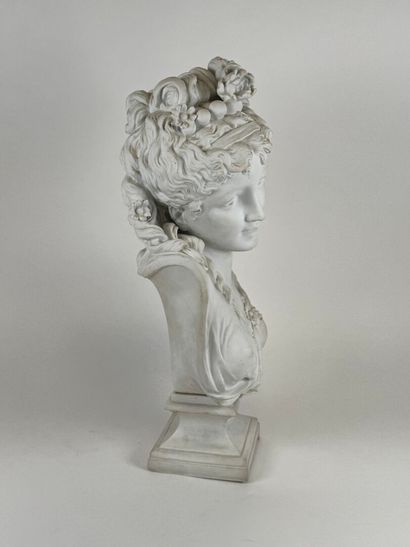 Paul DUBOY (1830-1887)
Bust of a young woman...