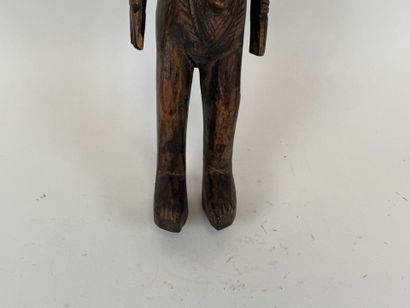 BAMBARA, MALI, XXe.
Grand personnage en bois...