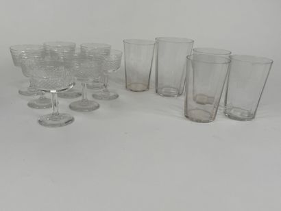 SEVRES, France.
Series of 8 small crystal...
